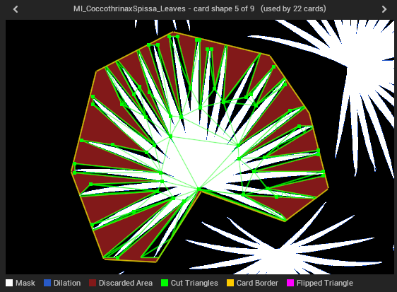 One card shape